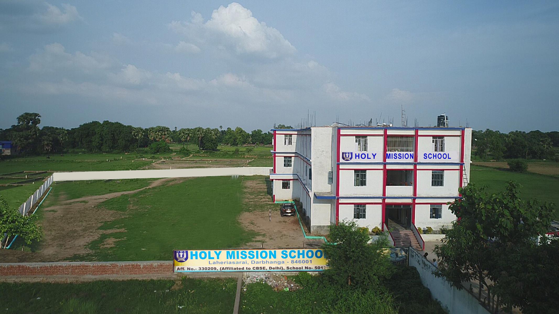 Holy Mission School building and campus exterior